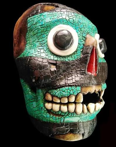 La máscara de Tezcatlipoca.