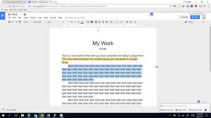 Using an essay how to make a double spaced essay on google docs writing service is completely legal. How To Double Space In Google Docs Youtube