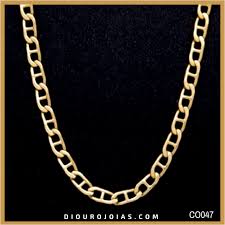 Atualmente, a corrente masculina é uma tendência interessante de acessório para diversos estilos. Corrente Masculina De Ouro 18k Grumet Palito 18g 60cm Cod Co047 Diouro Joias