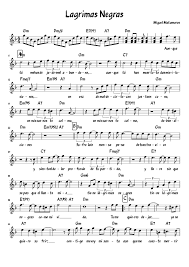 Lagrimas Negras Lead Sheet Music For Piano Solo Musescore Com Lyrics to 'lagrimas negras' by bebo & cigala. lagrimas negras lead sheet music for