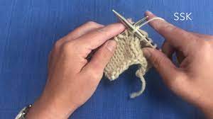 O que significa knit ? Ssk En Espanol Ddt Desliza Desliza Teje Youtube