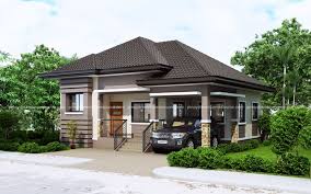 One Story Small Home Plan With One Car Garage Pinoy House Plans Small Home Plan Modern Bungalow House House Designs Exterior