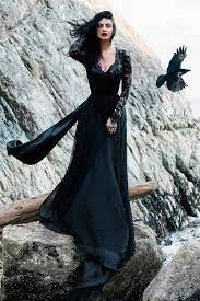 27 Fantastic Black Wedding Dresses To Fall In Love With Black Wedding Gowns Black Wedding Dress Gothic Black Lace Wedding Dress