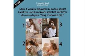 Check spelling or type a new query. Tes Kepribadian Dari 4 Perempuan Ini Mana Yang Akan Kamu Jadikan Sahabat