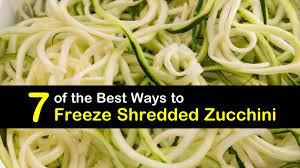 For the actual freezing part of the process, lay the zucchini out on cookie sheets in your freezer so the pieces don't all freeze together in a clump. 7 Of The Best Ways To Freeze Shredded Zucchini