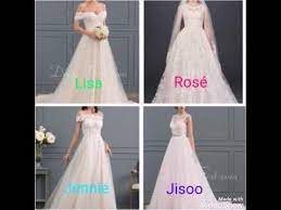 Lisa Jennie Rose And Jisoo Youtube Rose And Jisoo Wedding Dresses Lisa