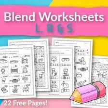 Write words that start with consonant blends and digraphs #9 think of and write words that start with the blends sh, wh, and wr. L R S Beginning Blend Worksheets Free Word Work