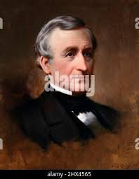 US naval officer Rear Admiral Samuel McGowan stands with his military  colleagues in this photograph taken in February 1918. The image was  released by the War Office to the Photo Division and