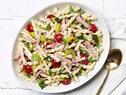 Spicy Italian Pasta Salad With Ham And Pepperoncini Recipe Leftover Ham Recipes Pasta Salad Italian Food Network Recipes