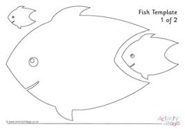 These are a few fish patterns that you can cut out and decorate, or even trace to use in all your craft work. Fish Template