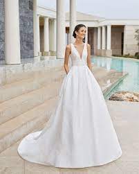 Sabela Bridal 2020 Rosa Clara Couture Collection Tailored Wedding Dress Wedding Dress Couture Wedding Dresses Lace