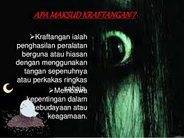 Kraftangan juga hasil daripada pembuatan menggunakan kemahiran tangan secara sepenuhnya atau sebahagian sahaja. Warisan Kraftangan