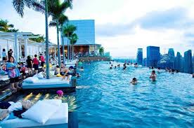 Roof Top Pool Beautiful Places To Visit Sands Hotel Singapore Semester At Sea
