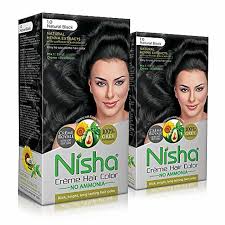 It's no secret that african american hair needs plenty of moisturizing to enable it to grow and be healthy, and there are certain herbs and methods that adhere to the ayurvedic principles and that can also help your hair. Buy Nisha Creme Hair Color 1 Natural Black 60gm 60ml 18ml Nisha Conditioner With Natural Herbs Pack Of 2 Online 300 From Shopclues