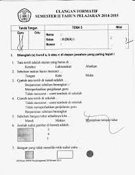 Contoh Soal Tema 5 Dan 6 Kelas 1 Sd