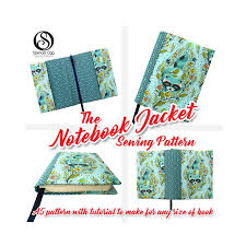 I never print the instructions to save on printer ink, so i just view them on a laptop/ipad/etc as i sew. Notebook Cover Pdf Sewing Pattern A5 Spencerogg