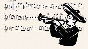 Mexican Hat Dance For Bb Trumpet Youtube