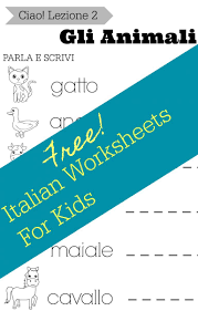Simple Italian Lessons For Kids Lezione 2 Gli Animali Italian Lessons Italian Language Learning Learning Italian