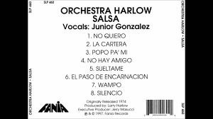 María lionza descarga discos de salsa y boleros aquí lasalsabrava.com. Sueltame Orquesta Harlow Junior Gonzalez Youtube