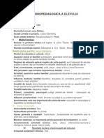 Fişa de cunoaştere psihopedagogică şi socială a elevului. Fisa Psihopedagogica Completata