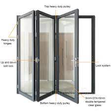 All gauges shall be united states standard gauges. Best Thermal Break Aluminum Double Glass Folding Sliding Partition Door China Thermal Break Aluminum Double Glass Folding Sliding Partition Door Suppliers Cngrandsea Com