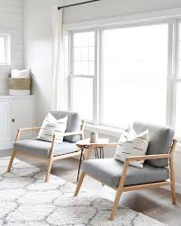 Denman Vapor Gray Chair Living Room Scandinavian Arm Chairs Living Room Living Room Chairs