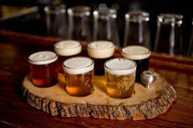 Beer Tasting Platter Beer Garden Design Beer Garden Brew Pub