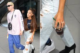 The ring (along with her fab white mani) was on display as she rode the rides and shared glimpses of the night on her instagram story. How Pete Davidson Could Afford Ariana Grande S 93k Ring