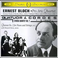 Amazon.com: Ernest Bloch: Quatuor á Cordes; Piano Quintet No. 2 (with Howard  Karp, piano) : Pro Arte Quartet: Digital Music