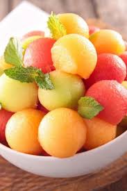 Salade De Melon Glace Pasteque Et Sorbet Citron Gourmandiz Be Recept