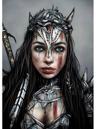 Ritratti Gotici Ragazza Tatuaggio Goth Poster Pittura su Tela Astratto Donna  Cool Arte da Parete Per Soggiorno Decorazione Domestica