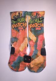 sour patch kids socks by instasox on etsy socks in 2019