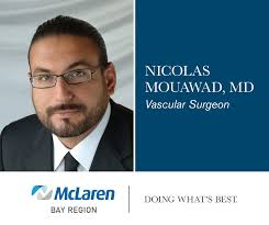 During #AmericanHeartMonth, we want to help you get to know the McLaren Bay  Cardiology team. Meet Vascular Surgeon Nicolas Mouawad, MD, who sees  patients at McLaren Bay Heart & Vascular's Bay City