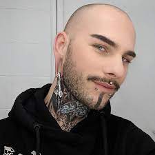 Inner arm tattoos for men would range from simple designs to amazing one word or quote tattoos. Handsome Guy With The Shaved Head Love The Tattoo And Piercings Shaved Head With Beard Guys With Lip Piercings Shaved Head