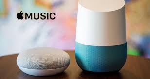 You might be able to mirror your android device to listen to the music though. How To Play Apple Music On Google Home Noteburner