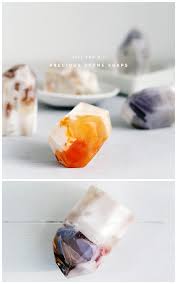 Soap making amethyst crystal geode soap diy beginners easy how to soap making melt & pour tutorial hi i'm cathy, d' clumsy. Diy Rough Crystal Soap And Silicone Caulk Mold True Blue Me You Diys For Creatives