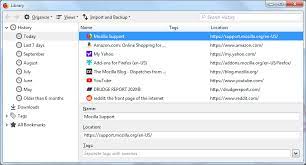 How do you view history in safari? Browsing History In Firefox View The Websites You Have Visited Firefox Help
