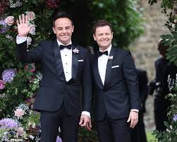 And ant mcpartlin looked happy as he left the itv studios with his fiancée anne marie corbett after filming saturday night takeaway this weekend. Lcccslz88ipqfm