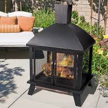 Outland firebowl 870 premium outdoor portable propane gas fire pit Latitude Run Berngerus Steel Wood Burning Pagoda Reviews Wayfair Ca