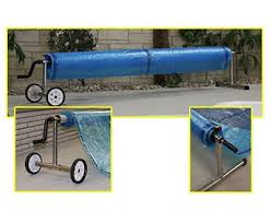 Sun2solar 25 Ft Wide Stainless Steel Swimming Pool Solar Cover Reel W Tube Set Solar Pool Cover Solar Cover Solar Pool