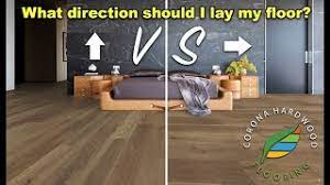 Experts have always been aware of the effect floor joist direction can have on the performance of solid 3/4 inch hardwood floors. Determining The Direction To Lay Install Hardwood Laminate Or Luxury Vinyl Plank Flooring Youtube