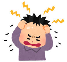 ストレスによる抜け毛のイラスト | かわいいフリー素材集 いらすとや