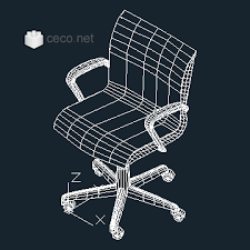 Download and enjoy the quality of our drawings autocad. Autocad Drawing Office Chair 3d Dwg