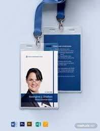 Browse or search through fotor's id card template library, and choose one template that best fits your needs. Department Store Id Card Template Free Jpg Illustrator Word Apple Pages Psd Publisher Template Net Id Card Template Identity Card Design Employee Id Card