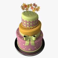 Stylized Cake 3d Model Ad Stylized Cake Model Cake Models Cake Stylized