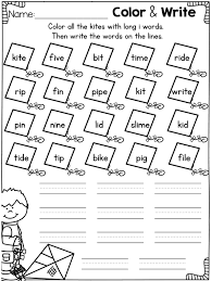 Long Vowel Worksheets And Activities Cvce Words Bundle Silent E Worksheets Long Vowel Worksheets Vowel Worksheets Phonics Worksheets