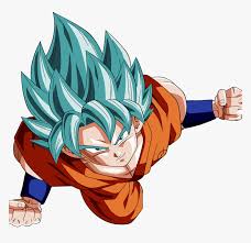 The image is png format and has been processed into transparent background by ps tool. Goku Ssjg Dragon Ball Z Characters Blue Hair Hd Png Download Kindpng