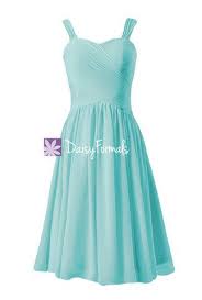Bridesmaid Dresses Blue Party Dress Cocktail Wedding Attire Tiffany Blue Dress