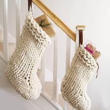 Kit contains three colors of sturdy worsted weight wool, and a versatile pattern allowing. Knit Kit Jumbo Christmas Stocking Small Lauren Aston Designs