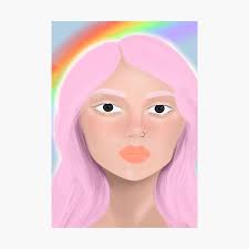 Evie Pink Photographic Prints for Sale